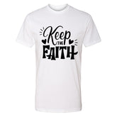 UPLIFTING "Keep the Faith" Men's T-Shirt – Inspirational Christian Tee